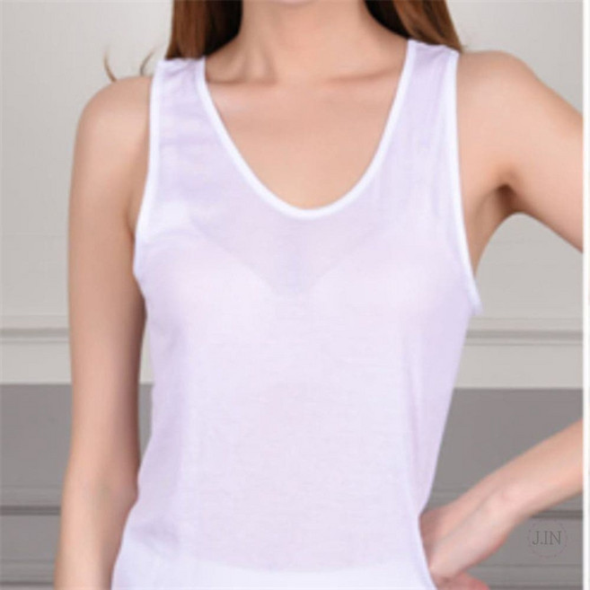 정인 트라이 순면 여성런닝 이너나시 국산