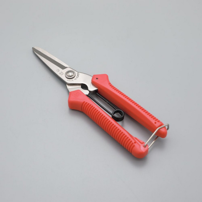 다목적 가위 원예 화훼 공업용가위 p-300 빨강, 1개
