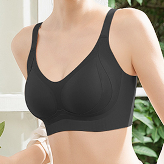 한미 처짐방지 가슴작아보이는 2중리프트업 미니마이저 심리스 브라