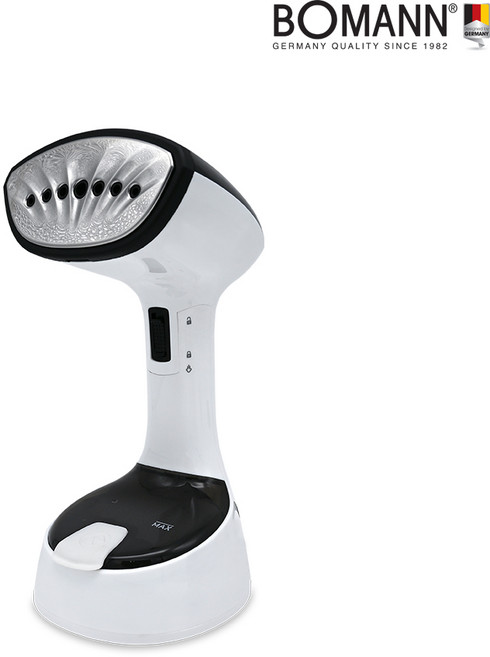 보만 접이식 미니 핸디 스팀다리미 핸디형 FDB1411B, 블랙