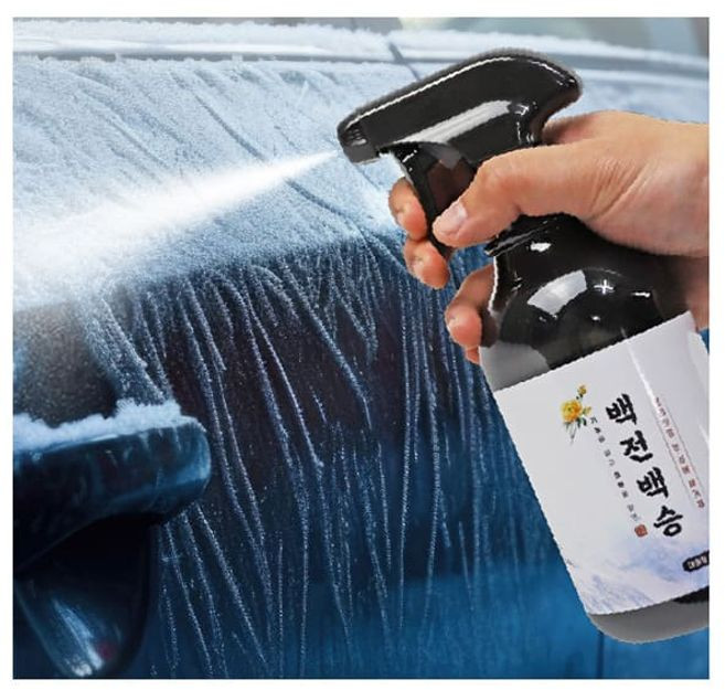 백전백승 자동차 성에제거제 차량 앞유리 사이드미러 눈 제거제