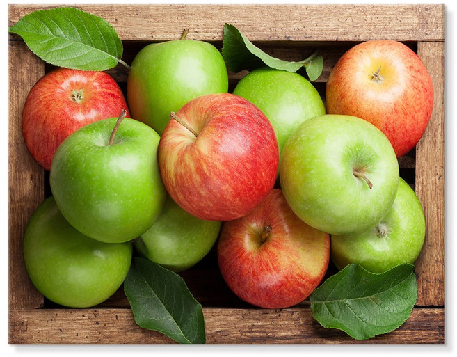 더 아트 컴퍼니 돈 들어오는 풍수 두꺼비집 가리개 30종 배전함 차단기 해바라기 사과 코끼리 자작나무 돈나무 커버 현관 그림 액자 인테리어, 6. 혼합사과