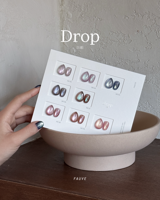 [사은품증정] 포브 드롭 DROP 자석젤네일 8종단품 물방울네일 + 루미화일증정, 1개, 10g, MC47+루미화일