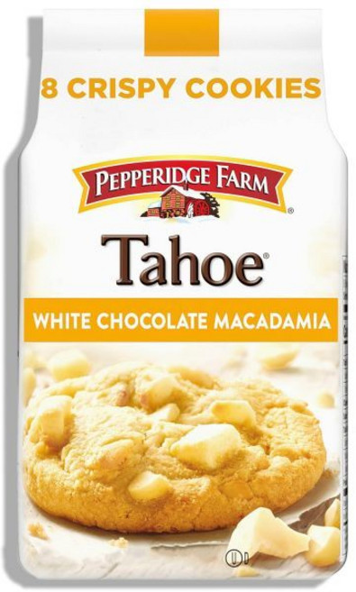 Pepperidge Farm 초콜릿 쿠키 페퍼리지 팜 타호 크리스피 화이트 마카다미아 넛 7.2 온스 백8개, 1개