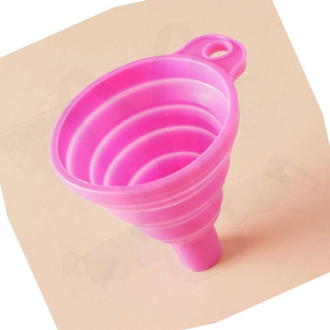 접이식 깔대기 실리콘 국물따르개 주방 다용도 용품, 1개, 접이식깔대기