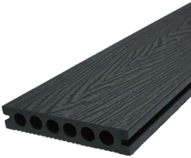 하마외장재 합성목 합성데크 25T 중공형 다크그레이 2.4M, 1개