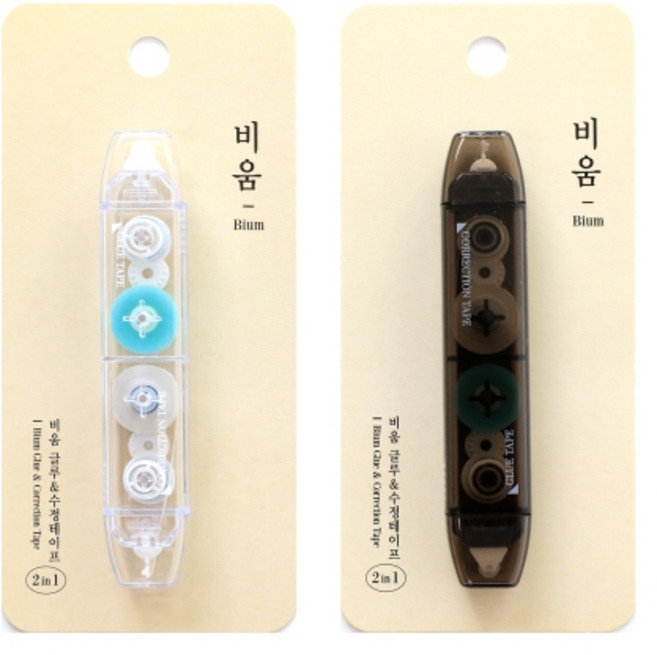 미네끄네 모닝글로리 비움 글루 수정테이프, 1개, 투명