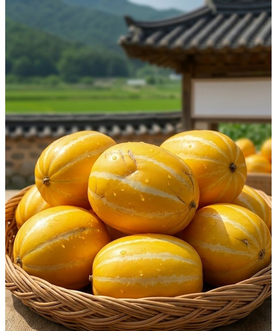 [초록별농장] [가정용] 매력적인 못난이 꿀당도 성주 참외, 1박스, 못난이 랜덤과 5kg