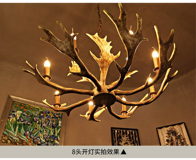 사슴뿔조명 까페조명 유럽풍 인테리어조명 거실조명 4개 85CM 라이트 10166