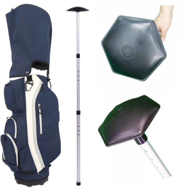 골프백 지지대 골프프로텍터 골프 골프가방 캐디백 서포트 서포터 클럽보호 골프용품 선물, 실버