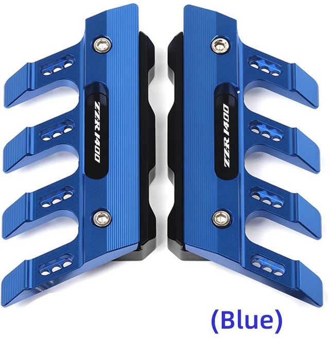 부착 오토바이 머드 가드 사이드 보호 블록 프론트 펜더 폴드 슬라이더, 1개