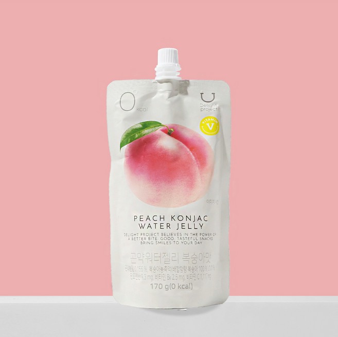 딜라이트 프로젝트 곤약워터젤리 170g 복숭아맛 10개