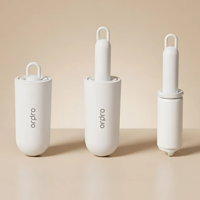 에이솜 물세척 반영구 휴대용 길이 조절 미니 돌돌이, 1개