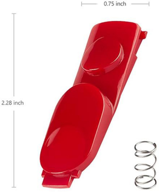 다이슨 진공 청소기용 클리너 헤드 클립 V7 V8 V10 V11 V15 호환부품 래치 탭 단추 용수철, 1개, 02 PCS