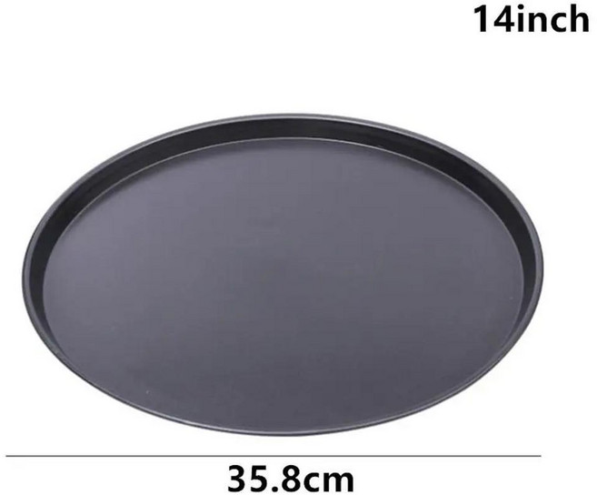 피자 베이킹 팬 붙지 않는 트레이 수제 오븐 팬용 원형 시트 주방 도구, 1개, Color: 4. 14in