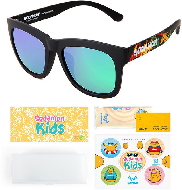 소다몬 루키 LK7501 LK7502 시리즈 주니어 초등학색용 어린이 선글라스