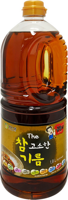 업소용 대용량 참깨 들깨 향미유 1.8L 맛기름 향기름, 1개