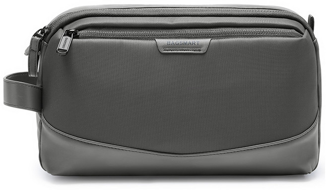 BAGSMART 남성용 방수 세면백 와이드 오픈 대용량 수납백