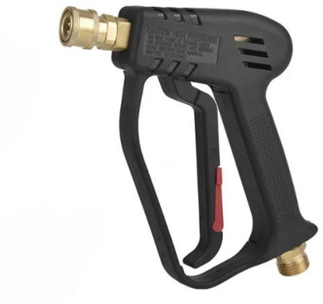 Karcher Parkside Nilfisk 용 고압 세척기 호스 물총 빠른 연결 커넥터 5 색 깍지 M22 스노우 폼 건, 1) only gun, 1) only gun