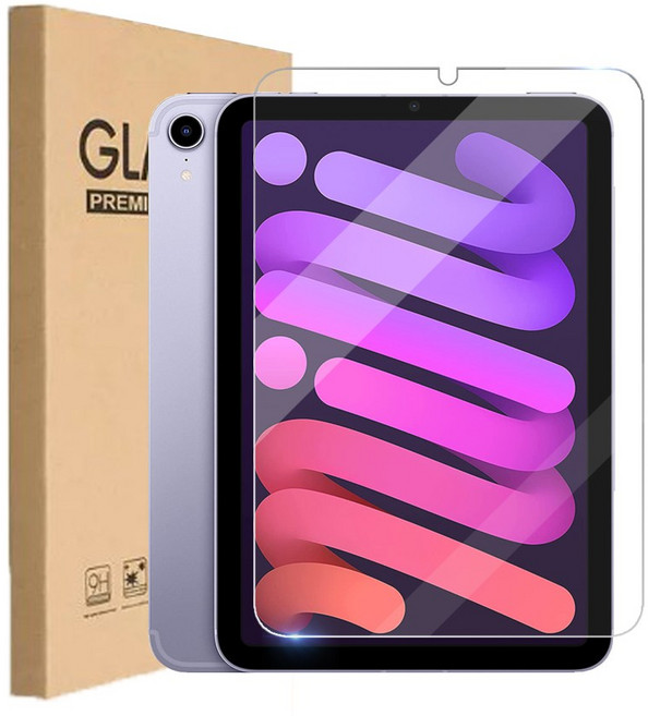 아이패드 미니6 세대 호환 강화유리 액정 보호 필름 8.3인치, 강화유리필름1장