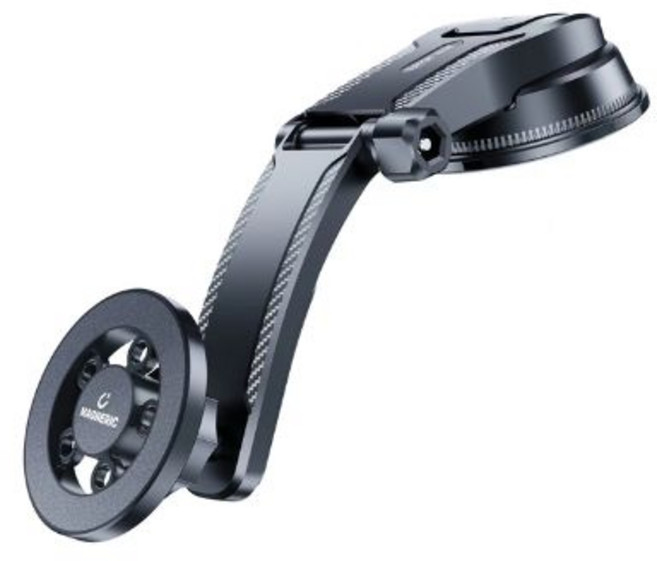 매그네릭 강력흡착 맥세이프 대시보드거치대 차량용 핸드폰거치대, 블랙, 1개