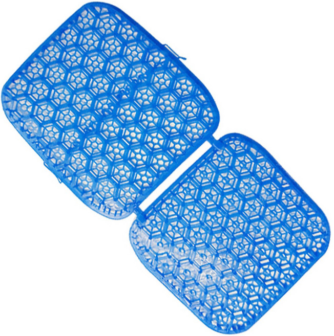 유비오토 만능 통풍 쿨링 자동차시트 전 차종, 블루, 1개