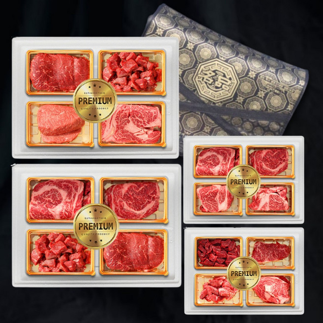 [명절선물세트] 1++ 등급 한우선물세트 구이용 냉장 선물 명품 세트 포장 소고기 선물 세트 추석 설 명절 선물, 03. 투뿔 한우 선물세트 3호(백두)