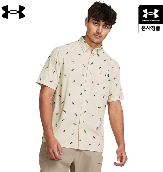 [정상가 79 000원] UA 도크사이드 남성 반팔_1376577-274