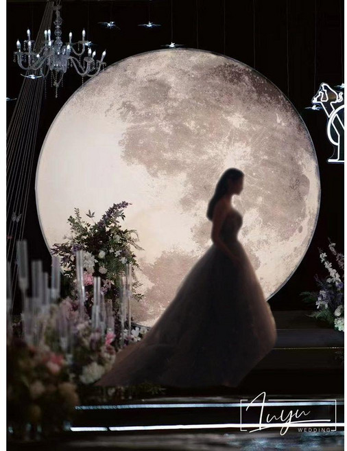 보름달조명 대형 실외 테라스 무드등, 6. 따스한 꽃은 달의 3m