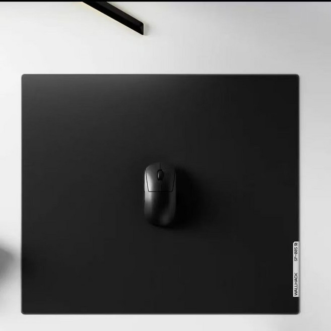WALLHACK SP-005 유리 마우스 패드510X440mm, 1개, 블랙