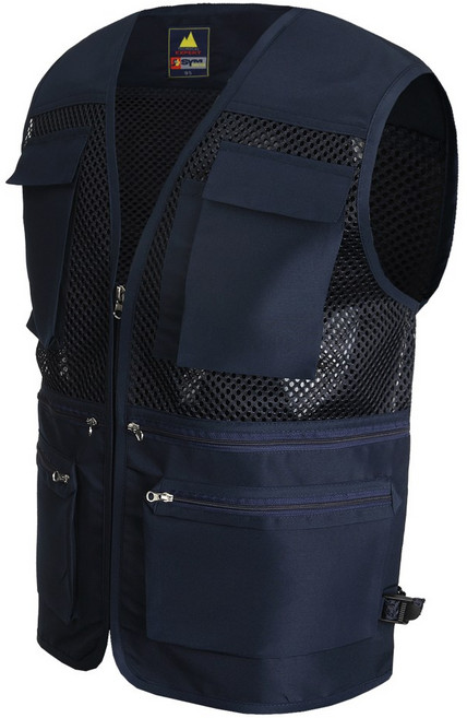 심비오즈 남성용 아웃도어 SM 08 망사 등산 작업 조끼