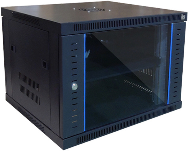 인네트워크 IN-H500B 19인치 허브랙 9U CCTV 허브 공유기 통신랙 INR010, 1개