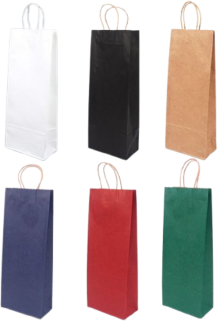 우산 와인 술병 긴 포장 종이 선물 쇼핑백 포장봉투, 2개, 파랑색(블루)