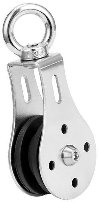 도르레 도르래 무소음베어링도르레 헬스 와이어 케이블 홈짐 렛풀다운 케이블크로스, 회전크롬도르래[베어링]1개