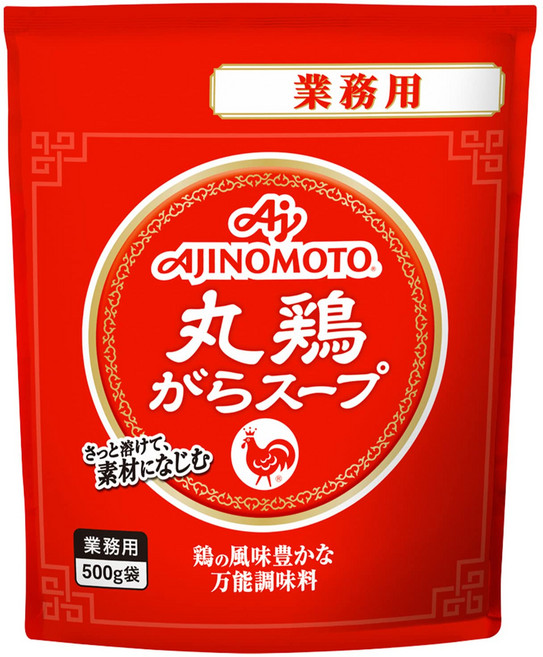 아지노모토 둥근 닭 유리 스프 (업무용) 500g 1 가방 컬러, 1개