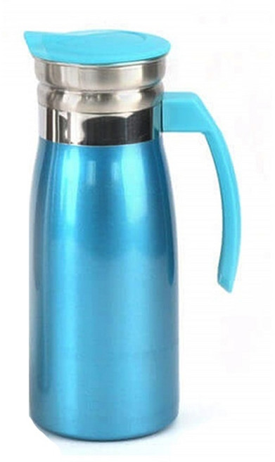 레코멘 손잡이 웰빙 스텐 물병 컬러 1000ml 대용량물병