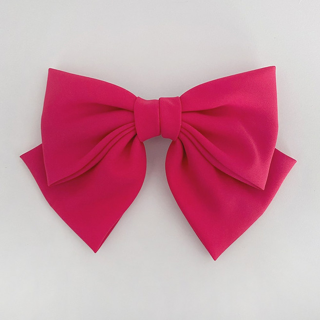 왕리본핀 디어망고 청순 쉬폰 반묶음 리본핀 22컬러 당일발송