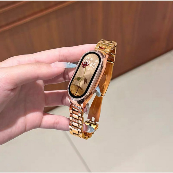 不鏽鋼三珠錶帶 Xiaomi 手環 10 9 8 7 6 5 4 3 配件