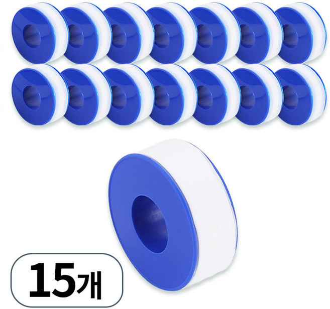 아티드로우 테프론 테이프 12MM X 10미터 내열성 고밀도, 15개