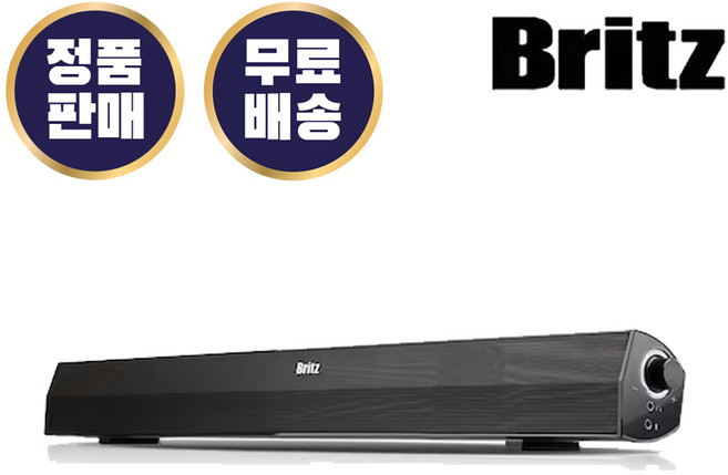 브리츠 BA-K9 사운드바 스피커 60CM 롱사운드바 TV, 블랙