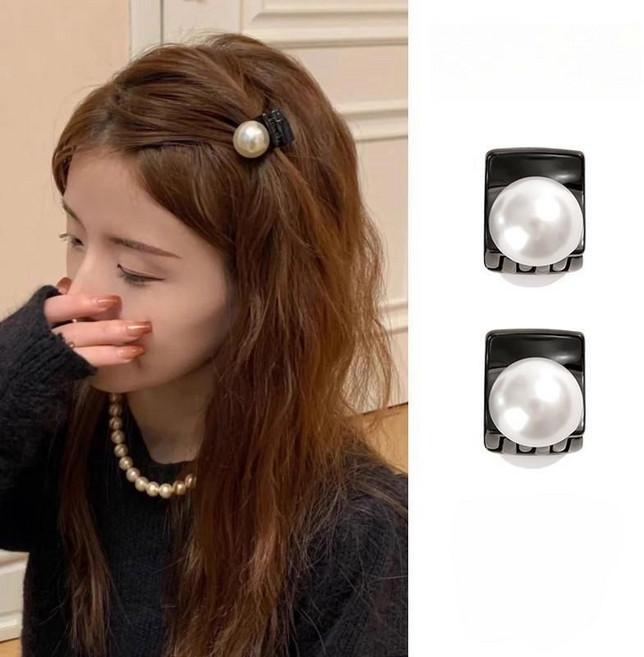 블링모어 데일리 진주 미니 포인트 집게핀 2P 세트