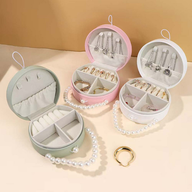 [제이엠리빙] 악세사리 주얼리 보석함 휴대용 수납 정리함