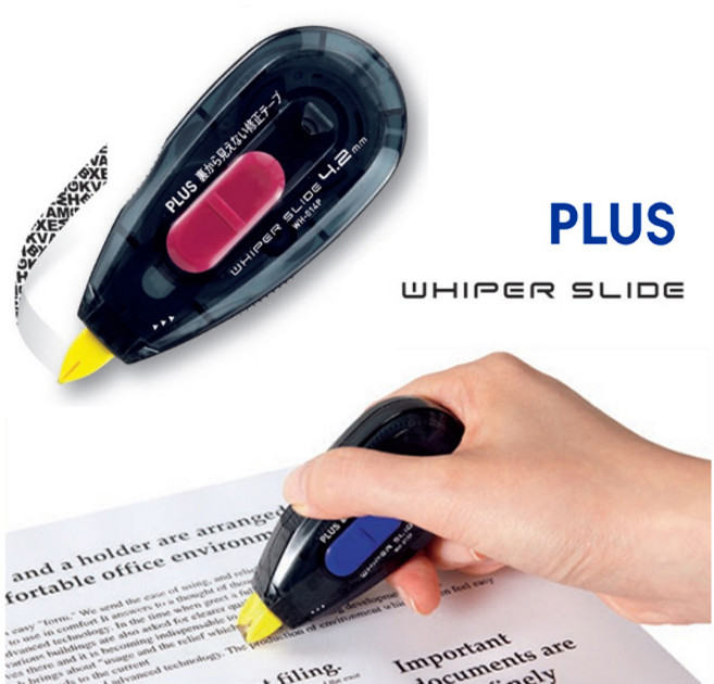 PLUS 플러스 수정테이프 화이퍼 슬라이드 (문서보안용 수정테이프)/ 리필, 리필-WH-016PR (6mm)