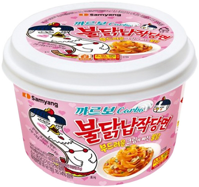 삼양 까르보불닭 납작당면, 10개