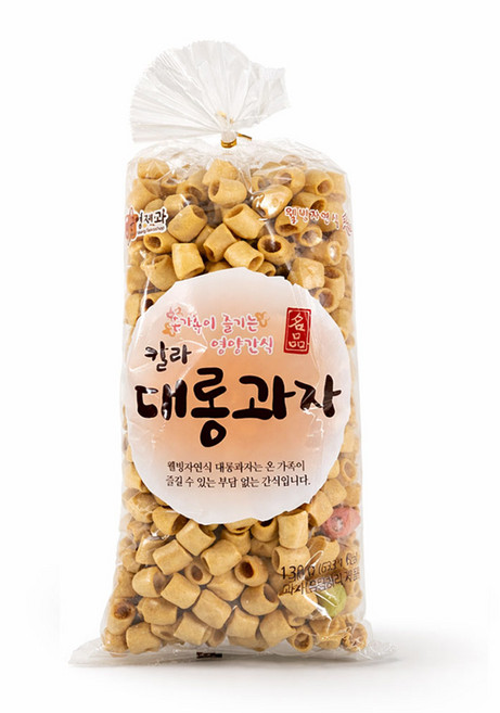 근영제과 칼라 대롱과자, 1개, 130g