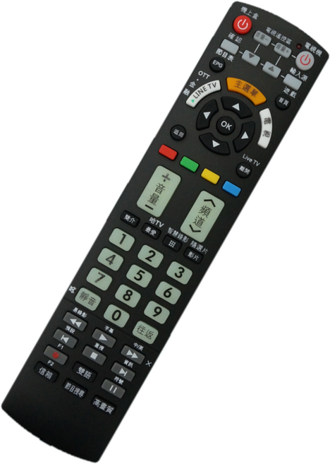 哈TV 第四台有線電視數位機上盒遙控器 - 適用台灣數位光訊佳聯佳光大屯中投北港有線鑫傳多媒體, STB-105HYA適用TOP-006, 1個, STB-105HYA-TOP006