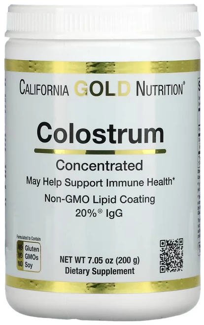 캘리포니아골드뉴트리션 초유 이뮨 글로불린 200MG 농축 가루 200g, 1개, 1g - 쿠팡