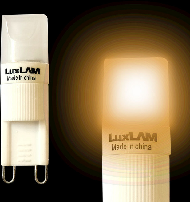 룩스램 LED G9 3.5W, 1개, 전구색