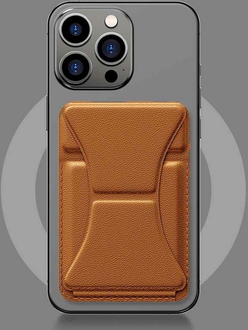 YERIGA 맥세이프카드지갑 지갑 휴대폰 홀더 카드지갑 케이스, 카키, 1개