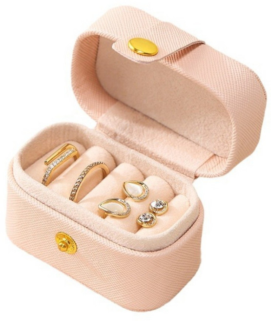 보석함 휴대용 주얼리 보관함 분리수납 여행정리용